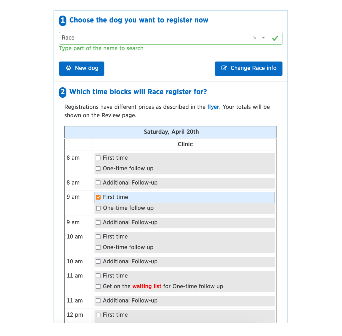 Rattlesnake clinic online form