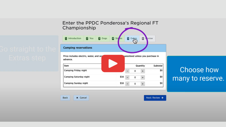 Register for extras on existing entry video thumb